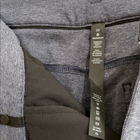 NWT 🍋Lululemon ABC Pant Skinny Tech Canvas - Picture 7 of 11